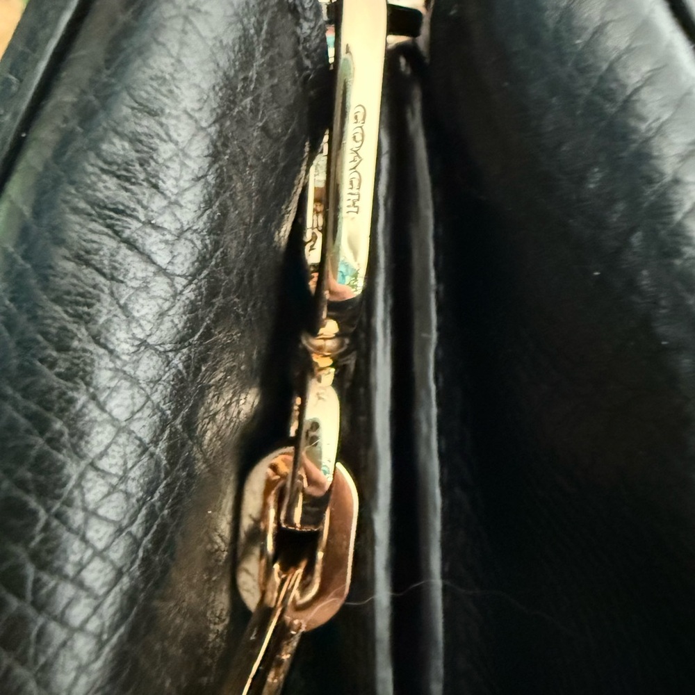 Coach MADISON TEXTURED LEATHER PINNACLE CAROLINE SATCHEL (COACH F32378) - Picture 10 of 16